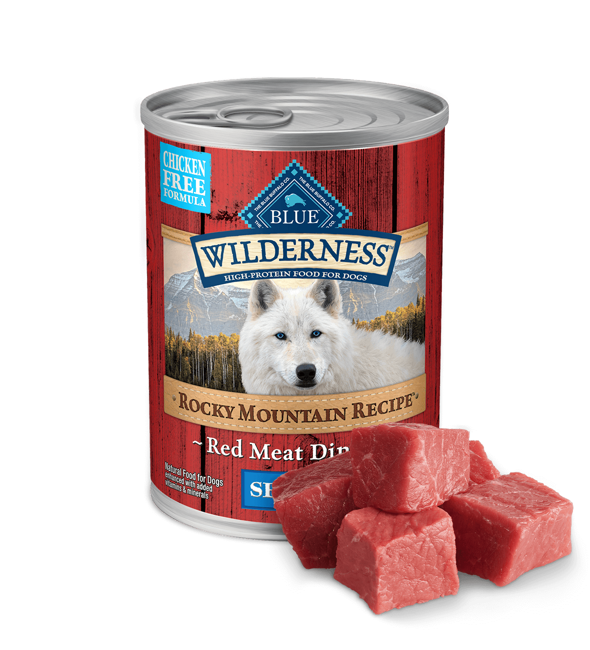 BLUE Wilderness Rocky Mountain Senior Wet Dog Food - Red Meat