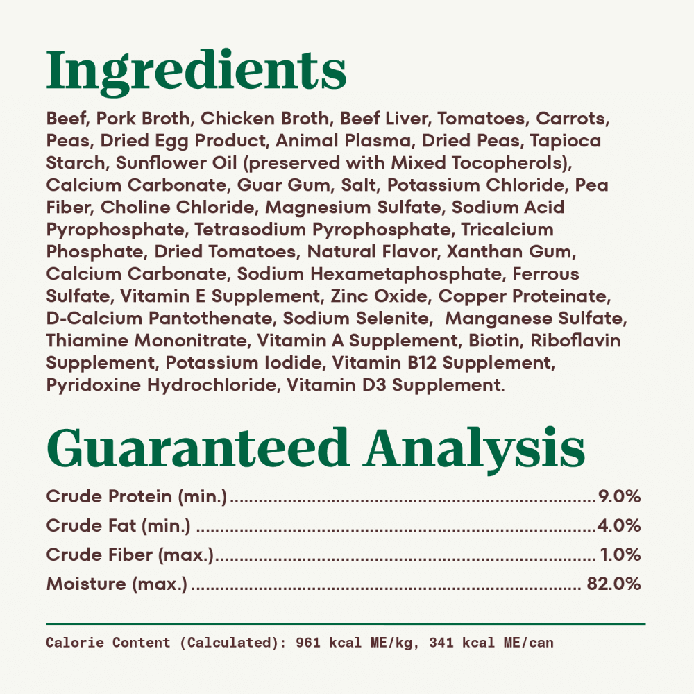 Chunky Beef, Tomato, Carrot & Pea Stew