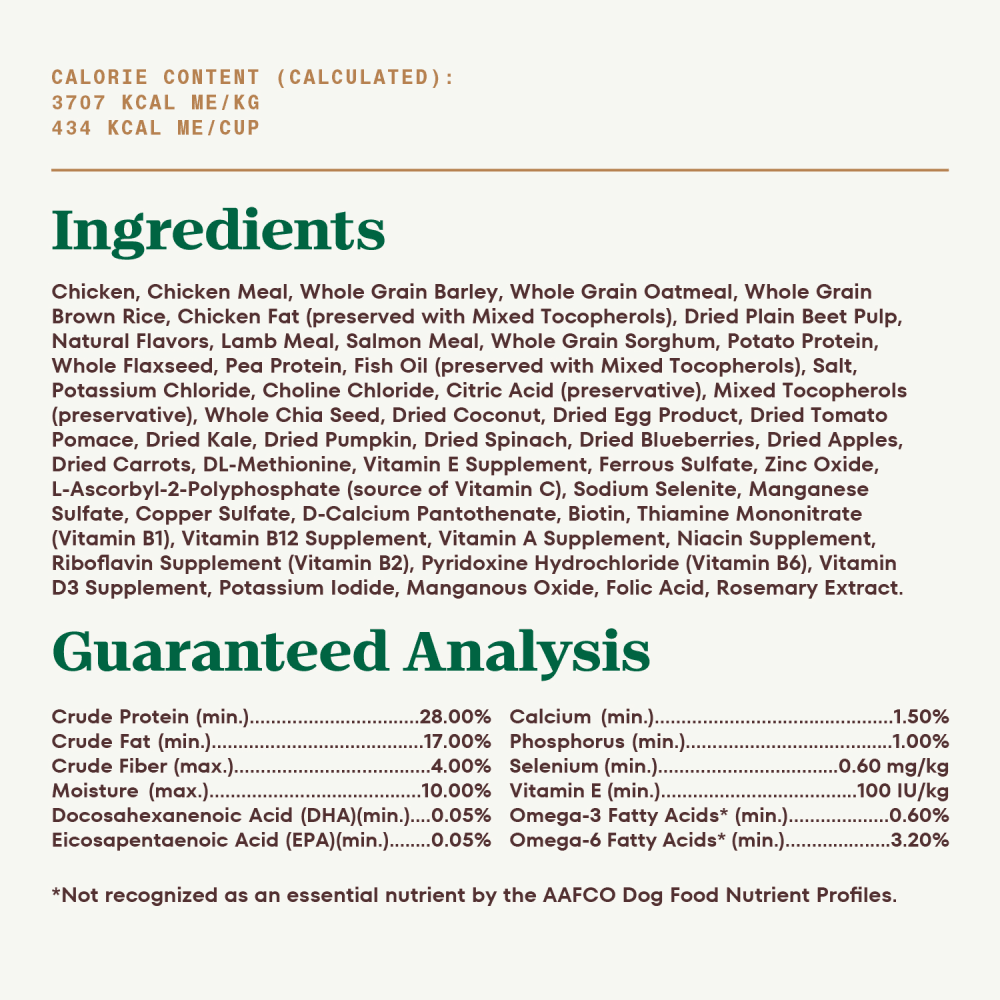 Puppy, The Superfood Plate with a Trio of Proteins from Chicken, Lamb and Salmon