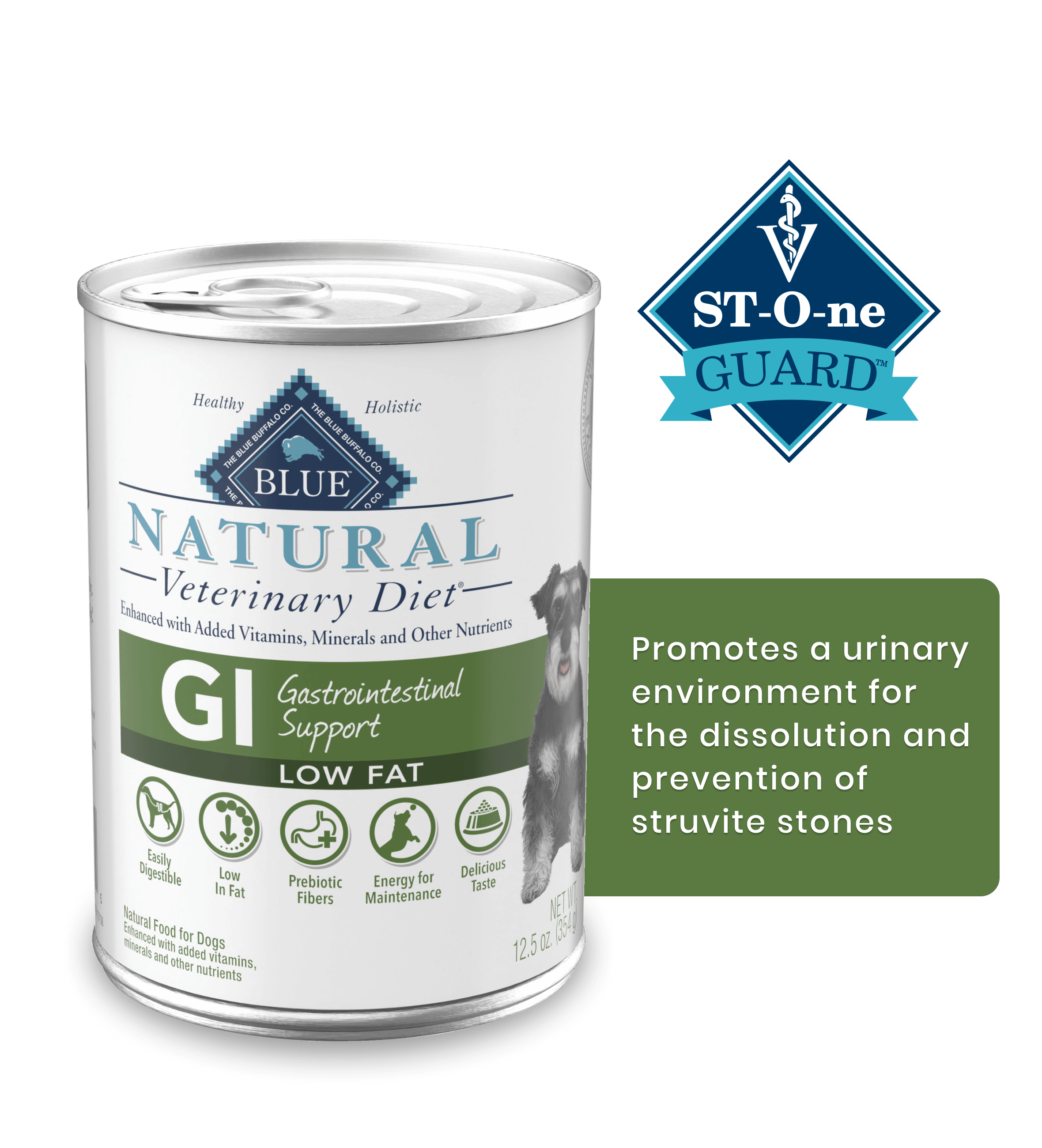BLUE Natural Veterinary Diet Gastrointestinal Low Fat Wet Dog Food