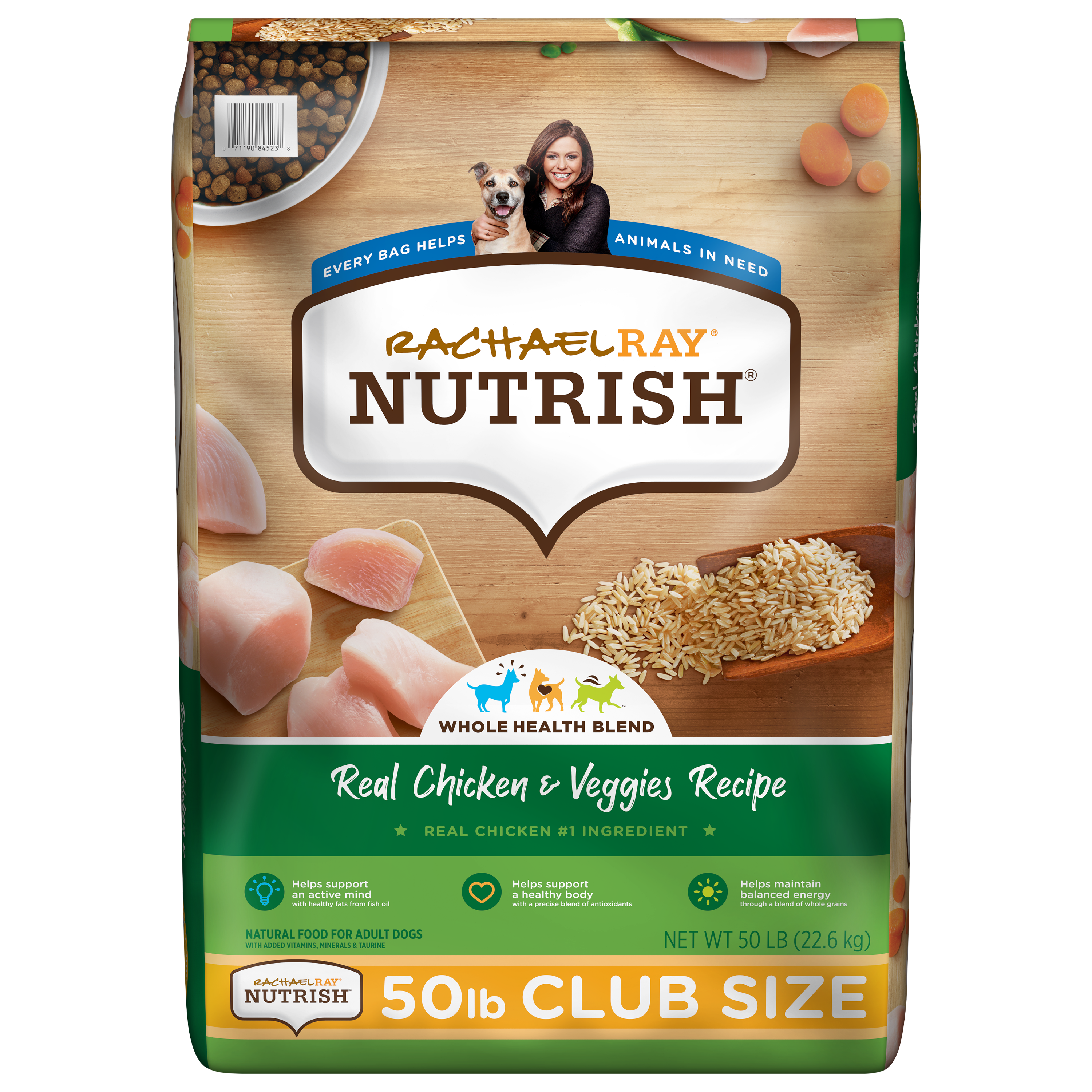 Nutrish- Real Chicken & Veggies Recipe Dry Food for Dogs
