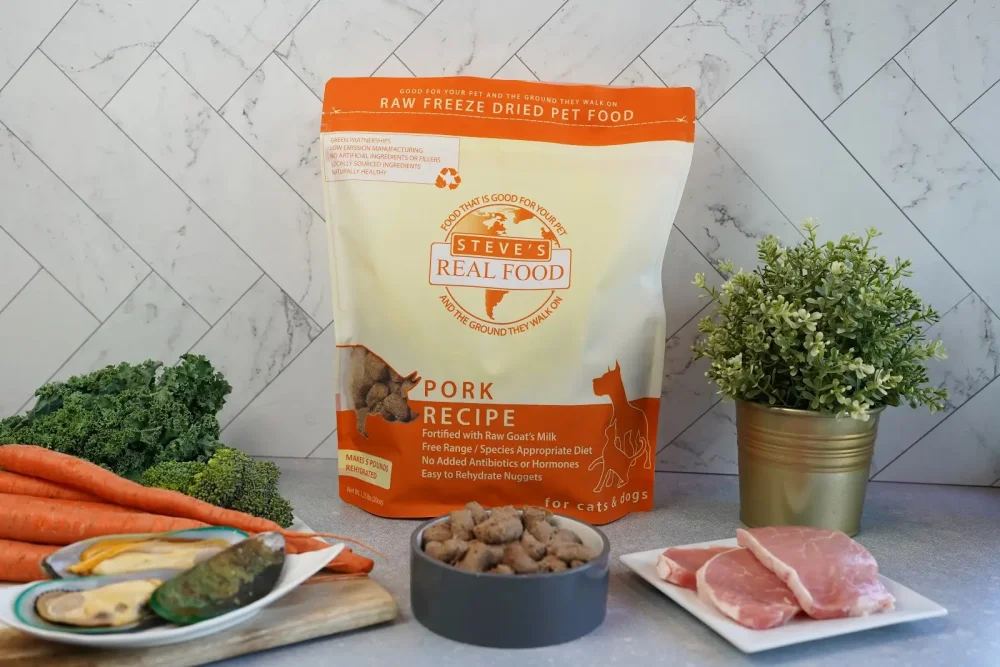 Freeze-Dried Raw Dog Food Pork Recipe
