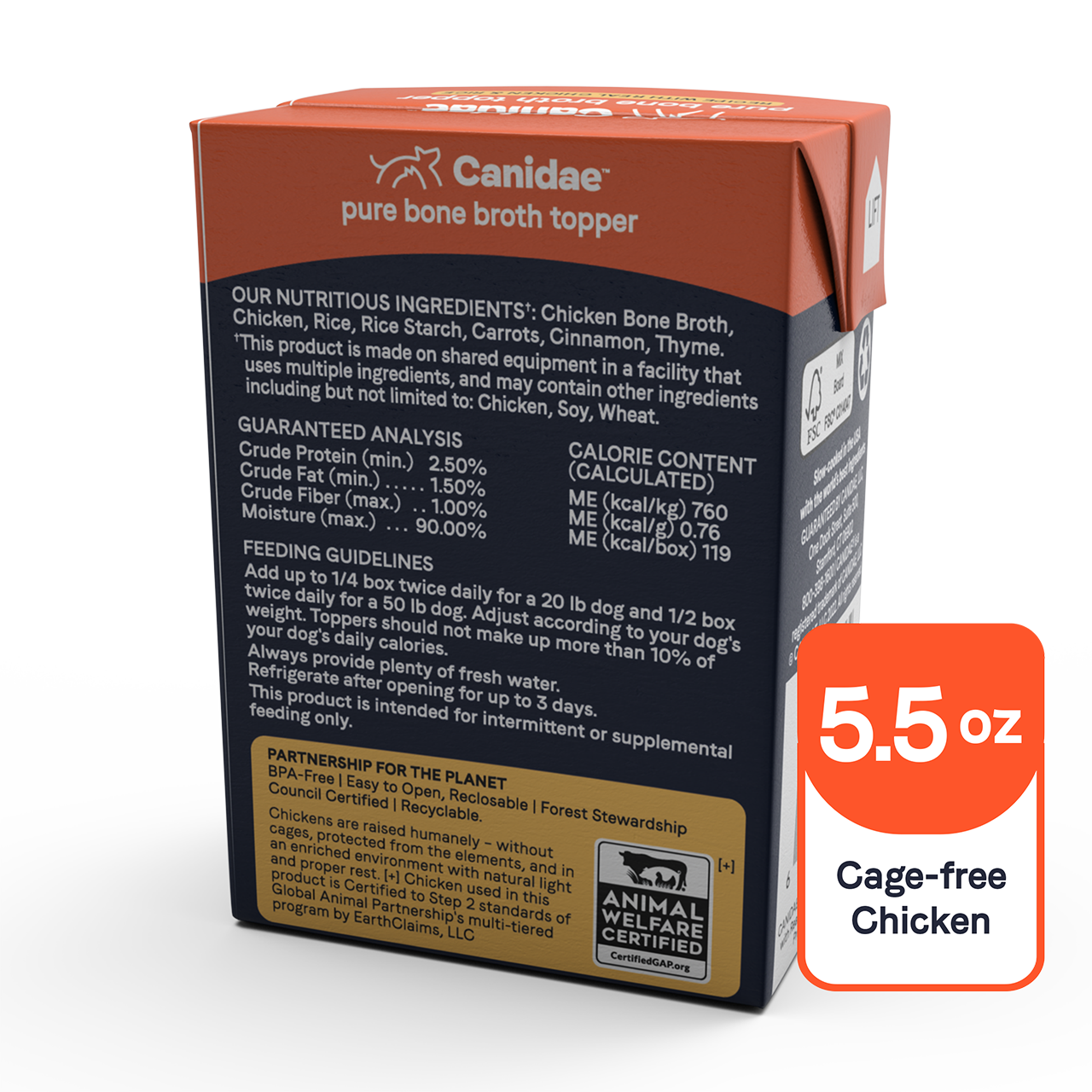 PURE Bone Broth Topper- Real Chicken & Rice