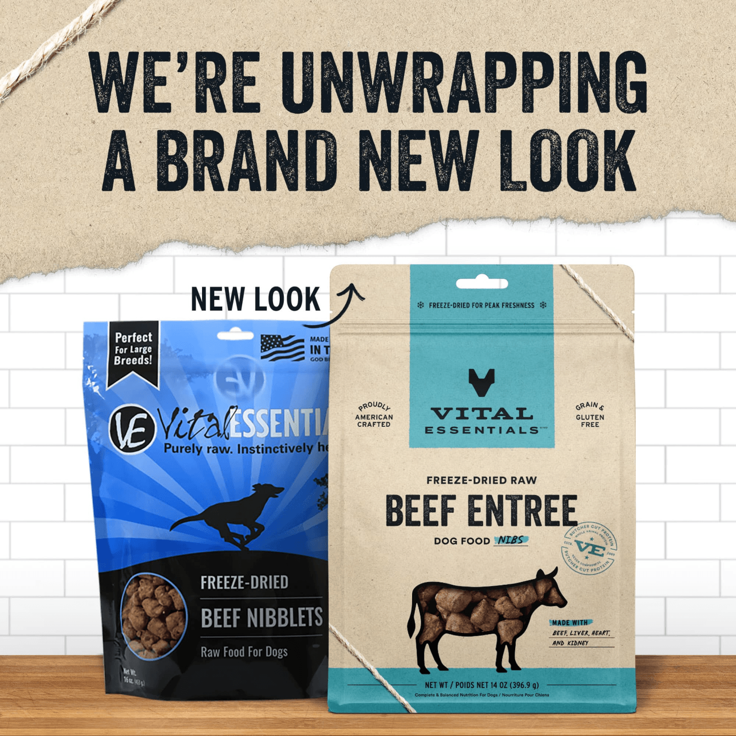 Freeze-Dried Beef Entree Dog Food Nibs