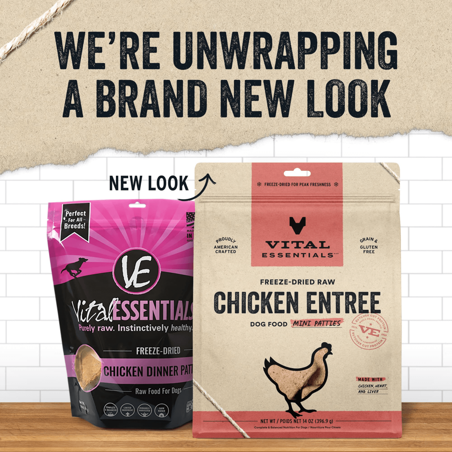 Freeze-Dried Chicken Entree Dog Food Mini Patties