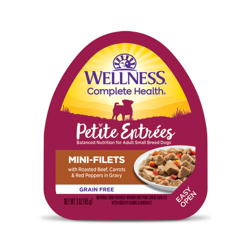 Wellness Complete Health Petite Entres Mini Fillets Roasted Beef, Carrots & Red Peppers