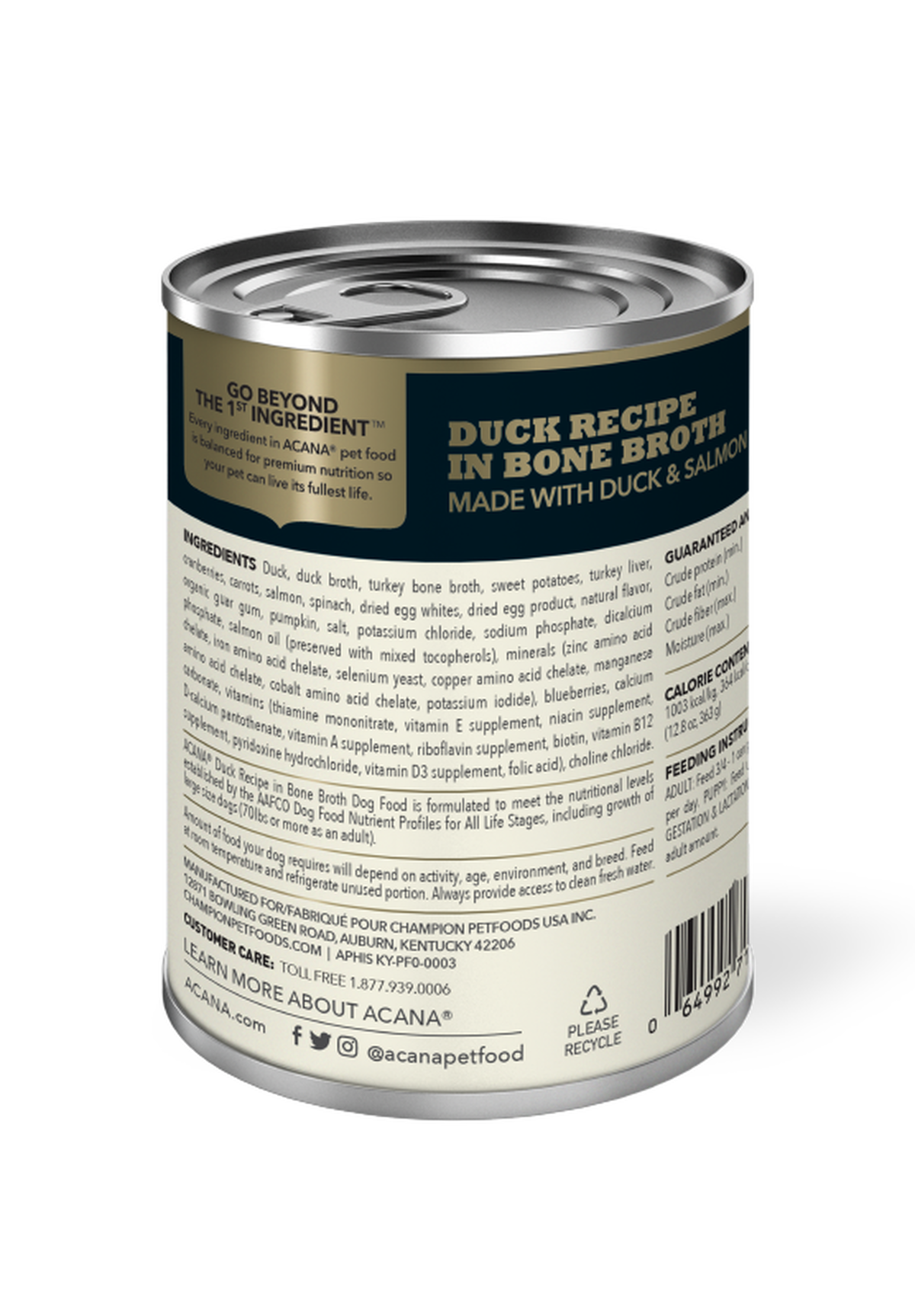 Premium Chunks, Duck Recipe in Bone Broth