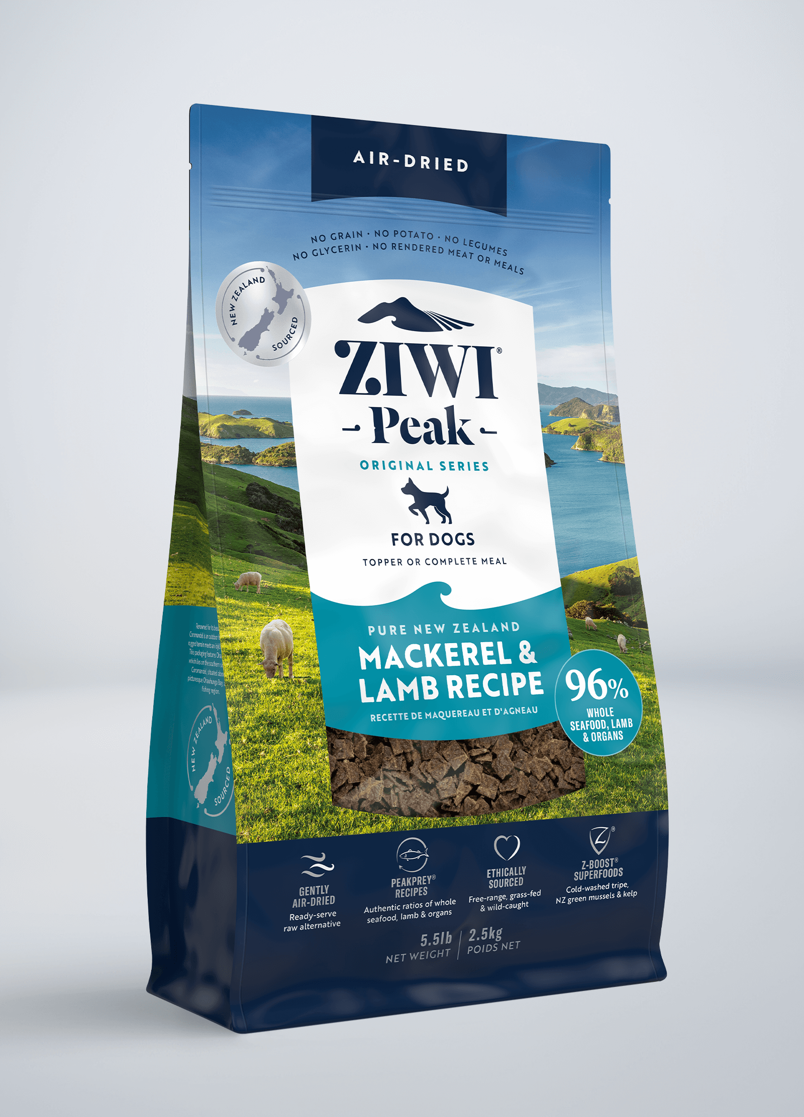 Air-Dried Mackerel And Lamb Dog Food