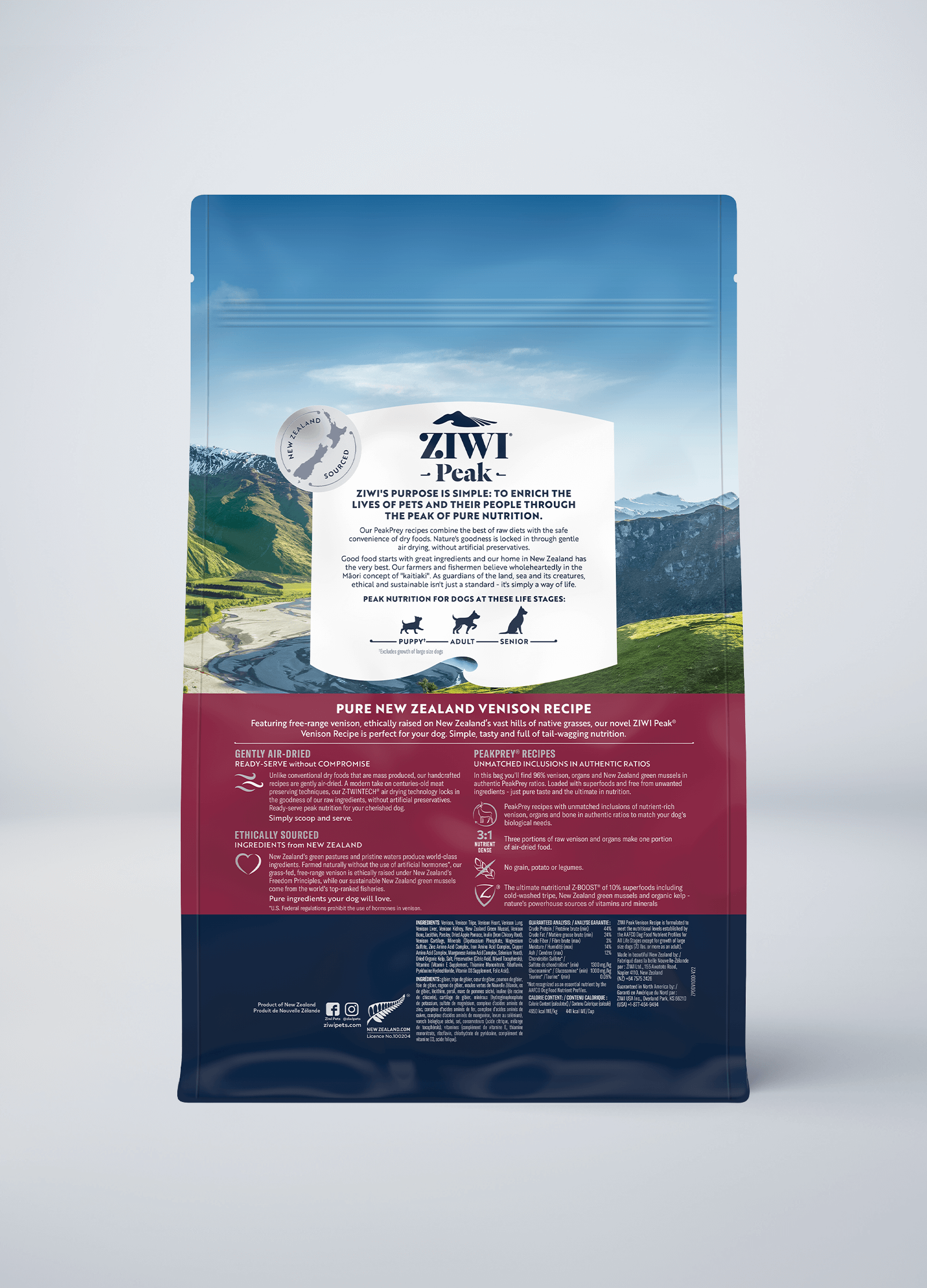 Air-Dried Venison Dog Food