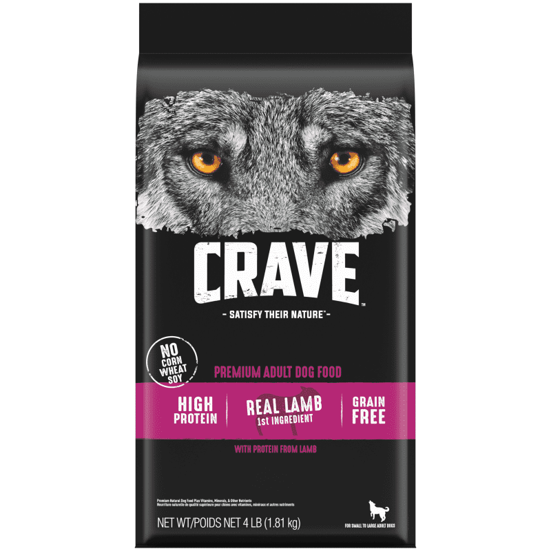 CRAVE Lamb Recipe High Protein Grain-Free Dry Dog Food – Crave