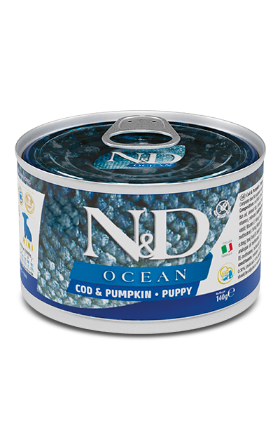 Farmina Pet Foods - Dog food - N&D Ocean canine - Cod & Pumpkin Puppy Mini wet food