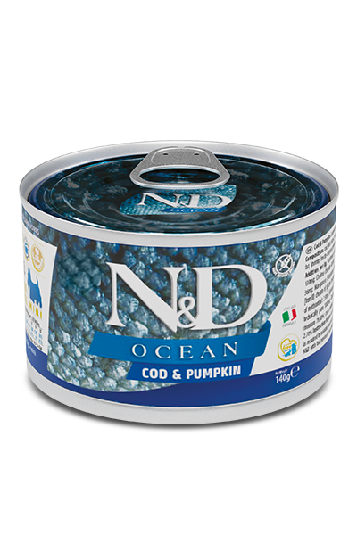 Farmina Pet Foods - Dog food - N&D Ocean canine - Cod & Pumpkin Adult Mini wet food