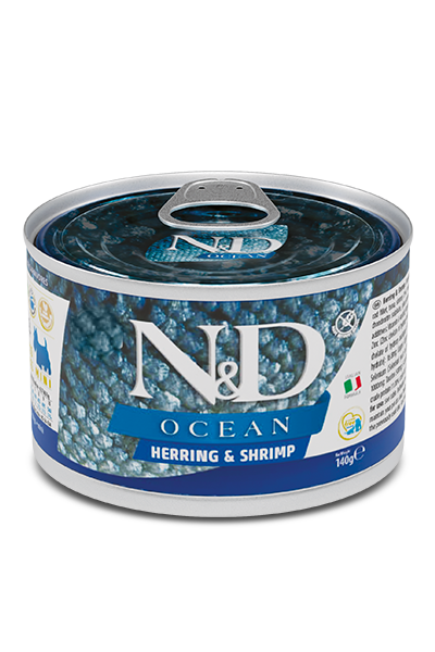 Farmina Pet Foods - Dog food - N&D Ocean canine - Herring & Shrimp Adult Mini wet food