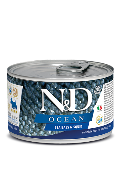 Farmina Pet Foods - Dog food - N&D Ocean canine - Sea Bass & Squid Adult Mini wet food