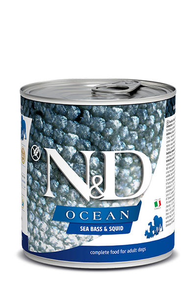 Farmina Pet Foods - Dog food - N&D Ocean canine - Sea Bass & Squid wet food