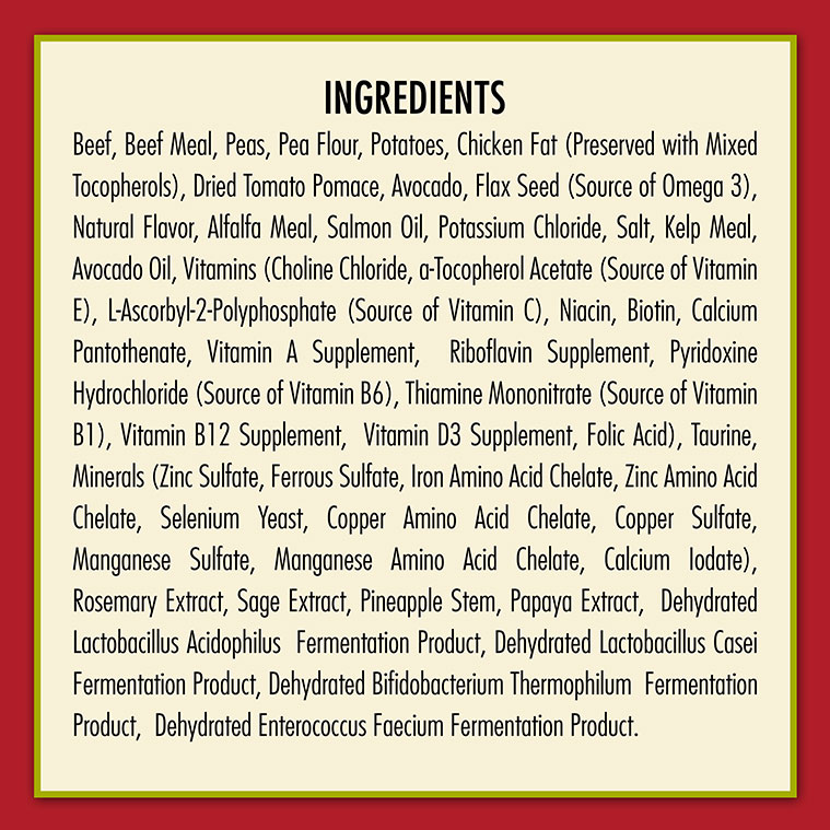 GRAIN FREE BEEF & VEGETABLES RECIPE - AvoDerm