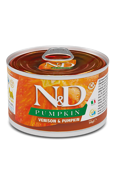 Farmina Pet Foods - Dog food - N&D Pumpkin Grain-Free Canine - Venison & Pumpkin Adult Mini wet food