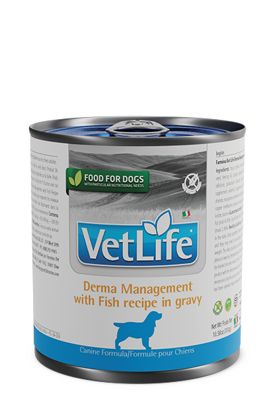 Farmina Pet Foods - Dog food - Farmina Vet Life Canine - Derma Management with Fish Wet Food Canine